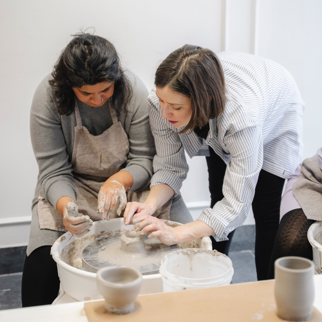 Beginner Wheel Throwing | Tuesday PM | July 8 - 29 | 4 Classes | Queen St. LL - Premium from Parkdale Pottery Inc. - Just $295! Shop now at Parkdale Pottery Inc.