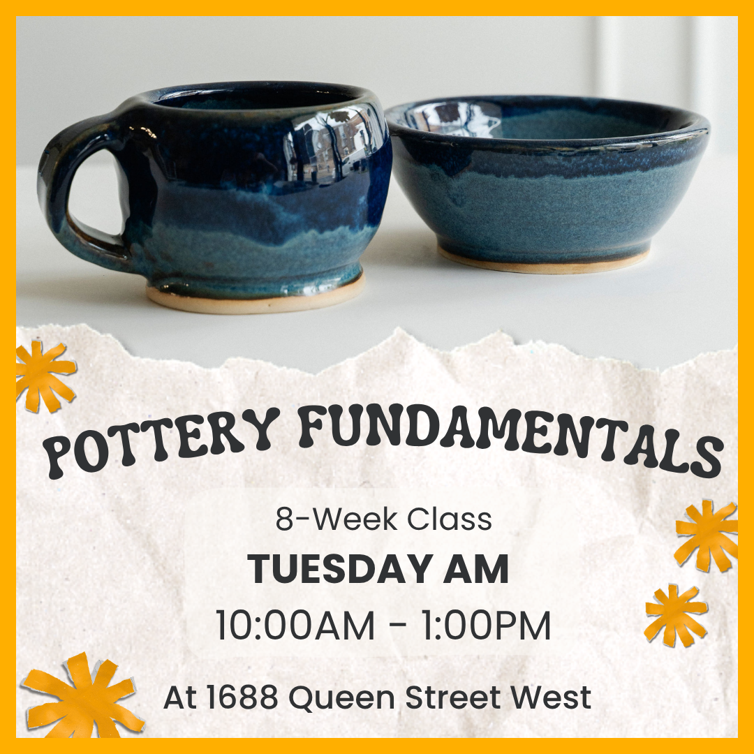 Pottery Fundamentals | Tuesday AM | September 2 - October 21 | 8 Classes | Queen St. GR
