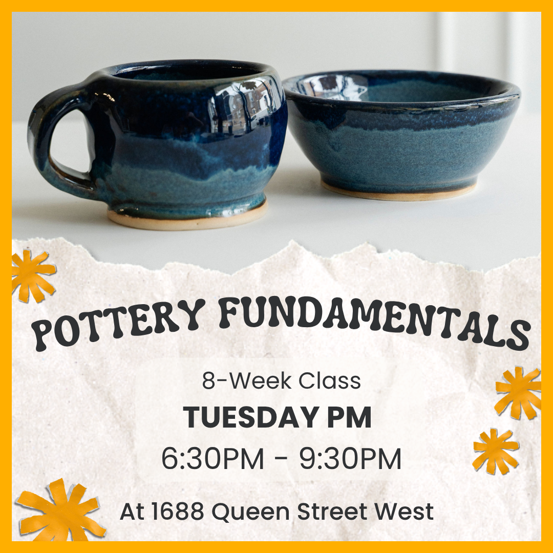 Pottery Fundamentals | Tuesday PM | September 2 - October 21 | 8 Classes | Queen St. GR