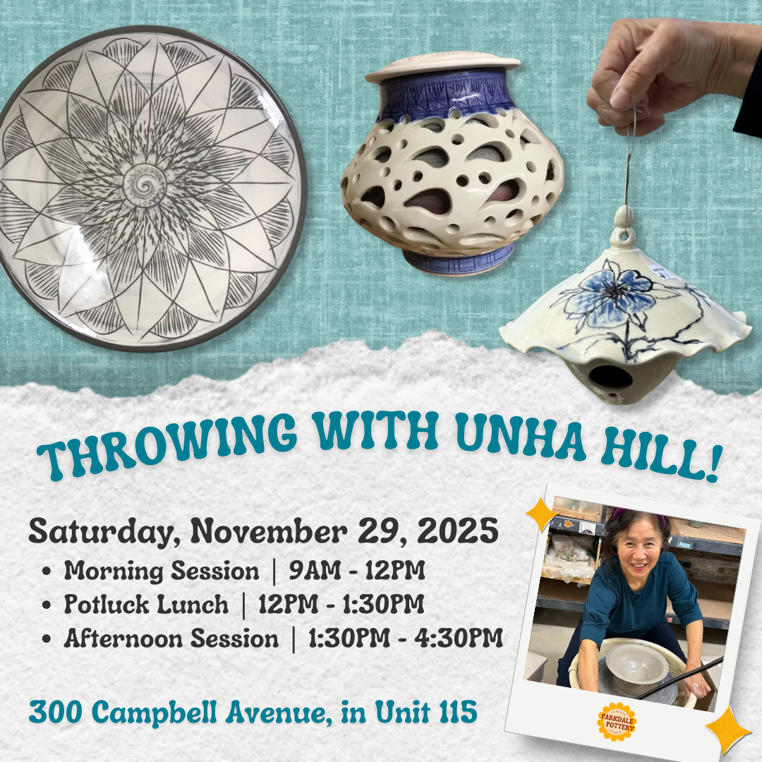 Throwing with Unha Hill | November 29 | AM OR PM Session | Dupont