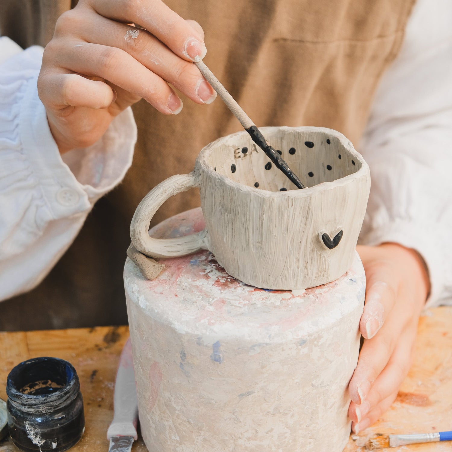 Cookie Mug Handbuilding Workshop - Premium Workshop from Parkdale Pottery Inc. - Just $120! Shop now at Parkdale Pottery Inc.