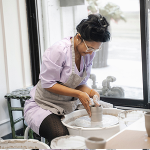 Beginner Wheel Throwing | Tuesday PM | July 8 - 29 | 4 Classes | Queen St. LL - Premium  from Parkdale Pottery Inc. - Just $295! Shop now at Parkdale Pottery Inc.