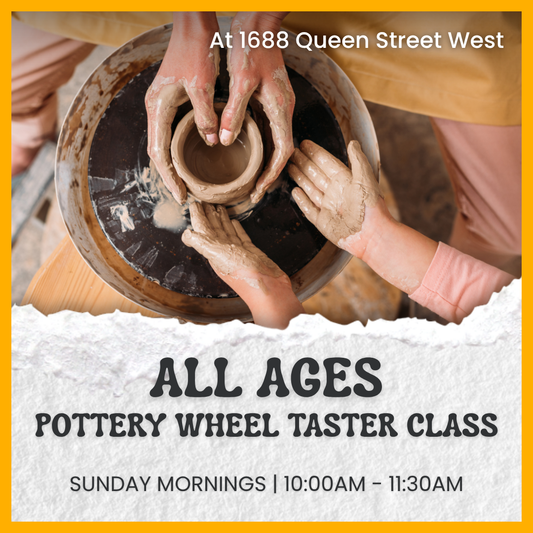 All Ages Pottery Wheel Taster Class | Sunday Mornings
