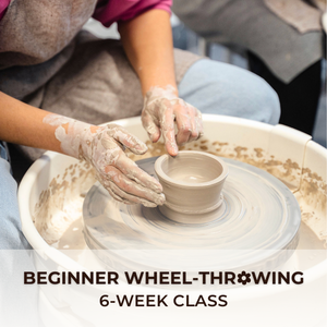 Beginner Wheel Throwing | Saturday AM | January 10 - February 14 | 6 Classes | Queen St. GR