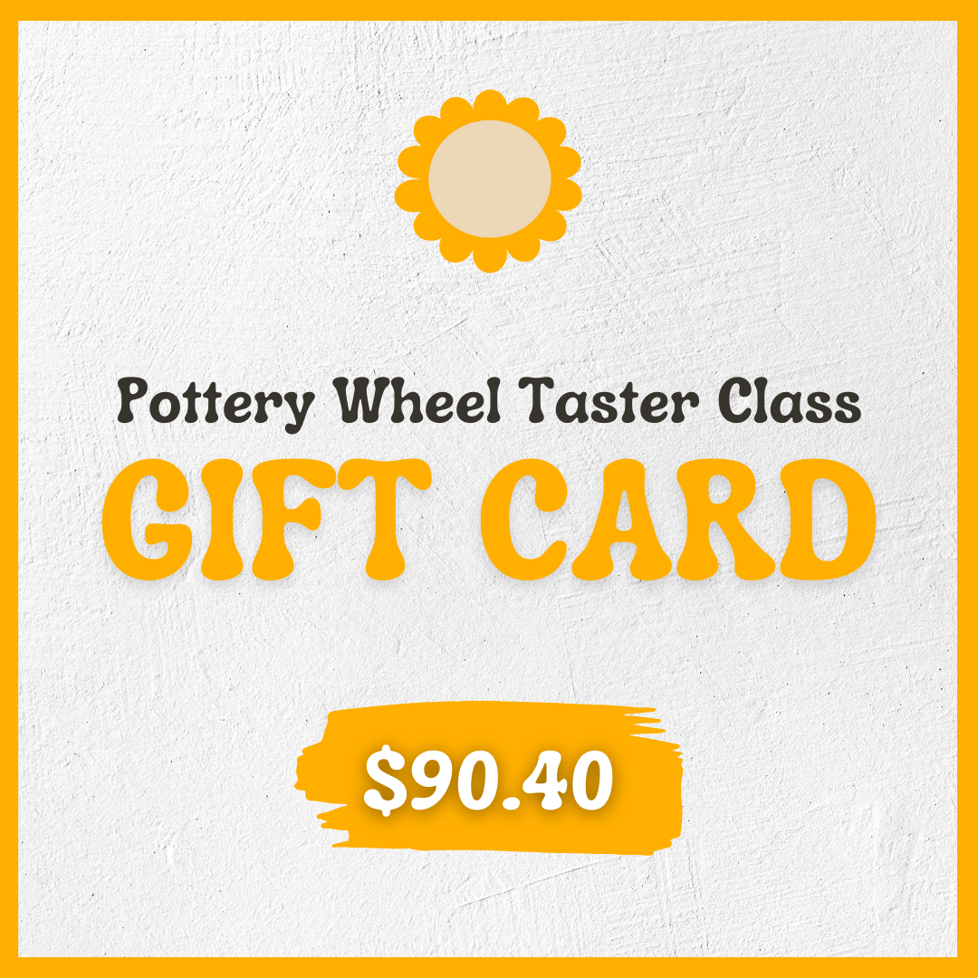 Pottery Wheel Taster Class Gift Card - Premium Gift Card from Parkdale Pottery Inc. - Just $90.40! Shop now at Parkdale Pottery Inc.