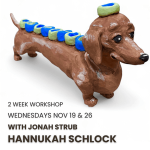 Hanukah Schlock! with Jonah Strub  | November 19 & 26 | 6PM - 9PM | 2 Classes| Dupont