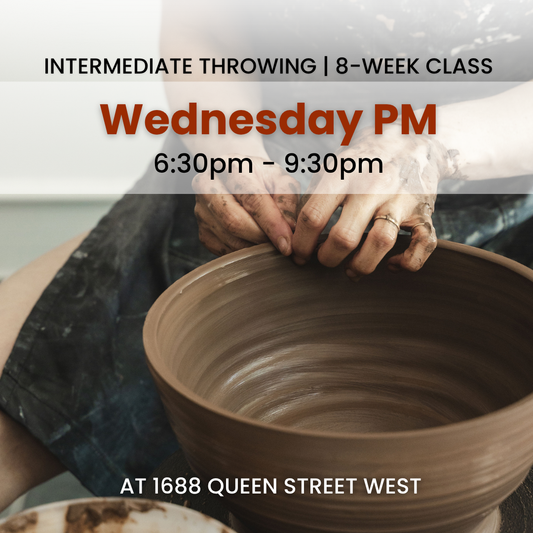 Intermediate Throwing | Wednesday PM | January 7 - February 25  | 8 Classes | Queen St. LL