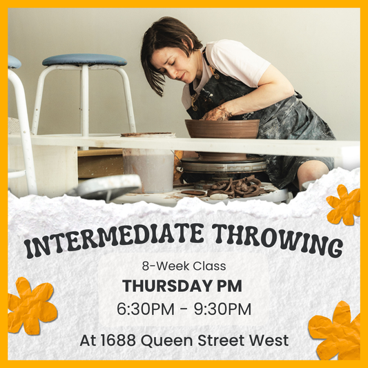 Intermediate Throwing | Thursday PM | September 4 - October 23  | 8 Classes | Queen St. LL