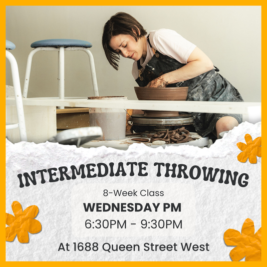 Intermediate Throwing | Wednesday PM | September 3 - October 22  | 8 Classes | Queen St. LL