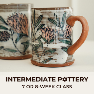 Intermediate Pottery | Monday PM | January 5 - February 23  | 7 Classes | Dupont