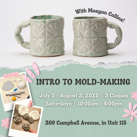Intro to Mold-Making with Maegan Collins - Premium  from Parkdale Pottery Inc. - Just $410! Shop now at Parkdale Pottery Inc.