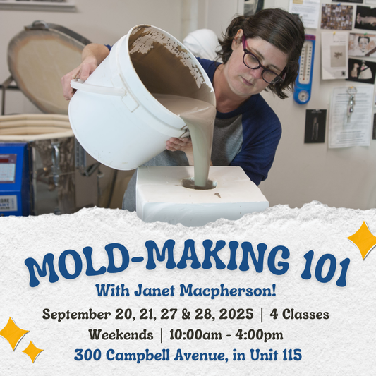 Mold-Making 101 with Janet Macpherson | September 20, 21, 27 & 28 | 10AM - 4PM | 4 Classes - Premium  from Parkdale Pottery Inc. - Just $0! Shop now at Parkdale Pottery Inc.