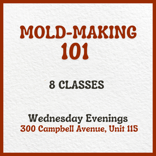 Mold-Making 101 | March 5 - April 30, 2025 (8 Classes) - Premium  from Parkdale Pottery Inc. - Just $620! Shop now at Parkdale Pottery Inc.