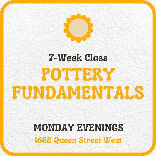 Monday Evening Pottery Fundamentals: January 6 - February 24 (7 Classes) - Premium  from Parkdale Pottery Inc. - Just $508! Shop now at Parkdale Pottery Inc.