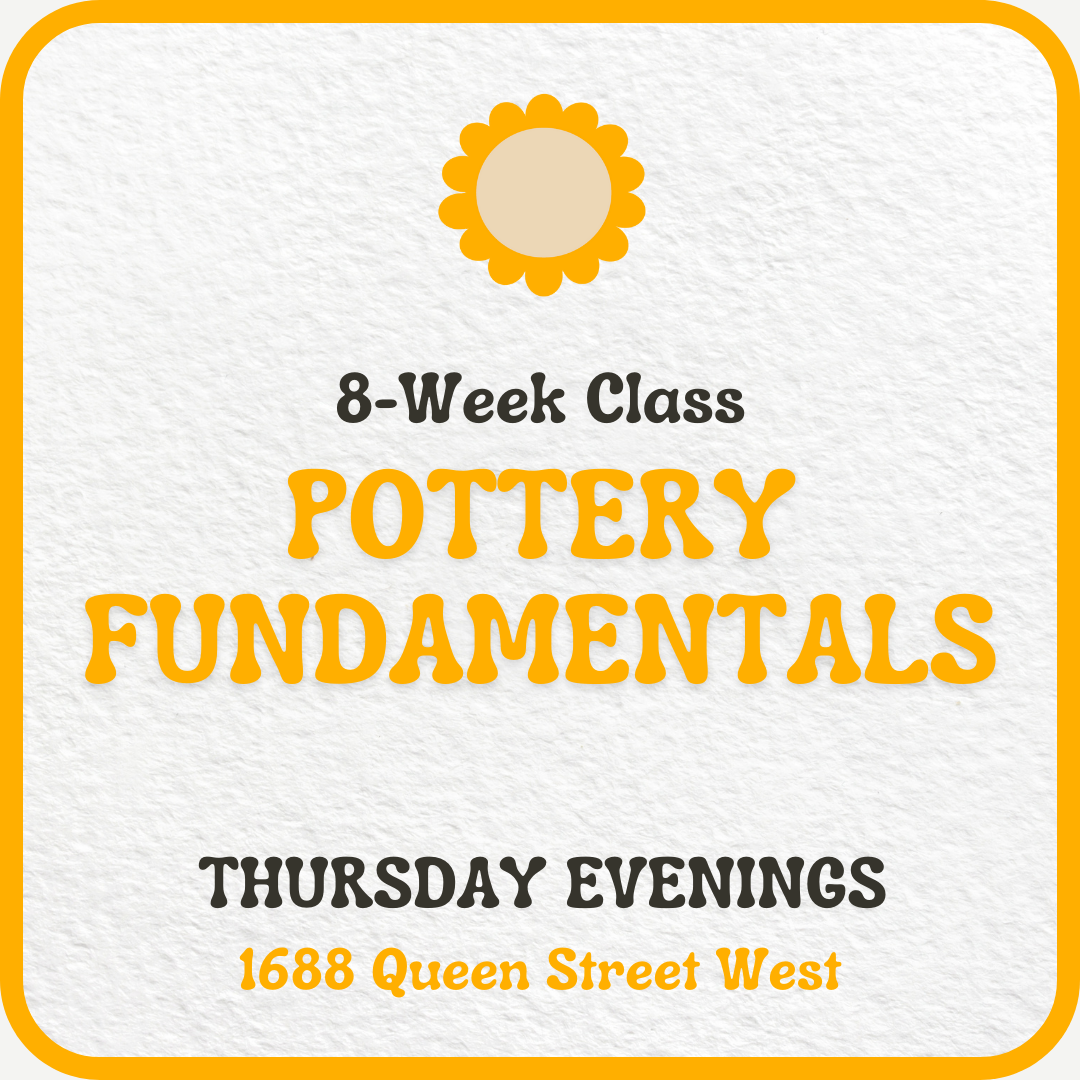 Thursday Evening Pottery Fundamentals: January 9 - February 27 (8 Classes) - Premium  from Parkdale Pottery Inc. - Just $580! Shop now at Parkdale Pottery Inc.