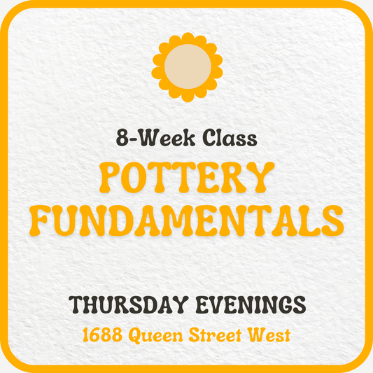 Thursday Evening Pottery Fundamentals: January 9 - February 27 (8 Classes) - Premium  from Parkdale Pottery Inc. - Just $580! Shop now at Parkdale Pottery Inc.