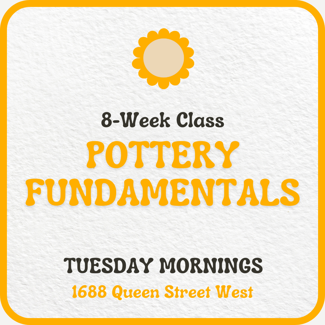 Tuesday Morning Pottery Fundamentals: January 7 - February 25 (8 Classes) - Premium  from Parkdale Pottery Inc. - Just $580! Shop now at Parkdale Pottery Inc.