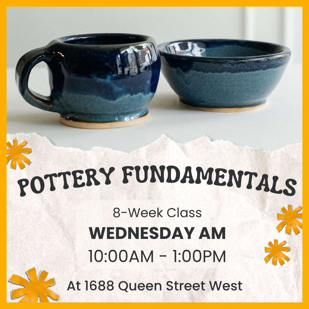 Pottery Fundamentals | Wednesday AM | September 3 - October 22 | 8 Classes | Queen St. GR