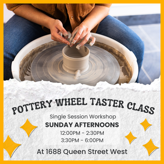 Pottery Wheel Taster Class | Sunday Afternoons - Premium Workshop from Parkdale Pottery Inc. - Just $80! Shop now at Parkdale Pottery Inc.