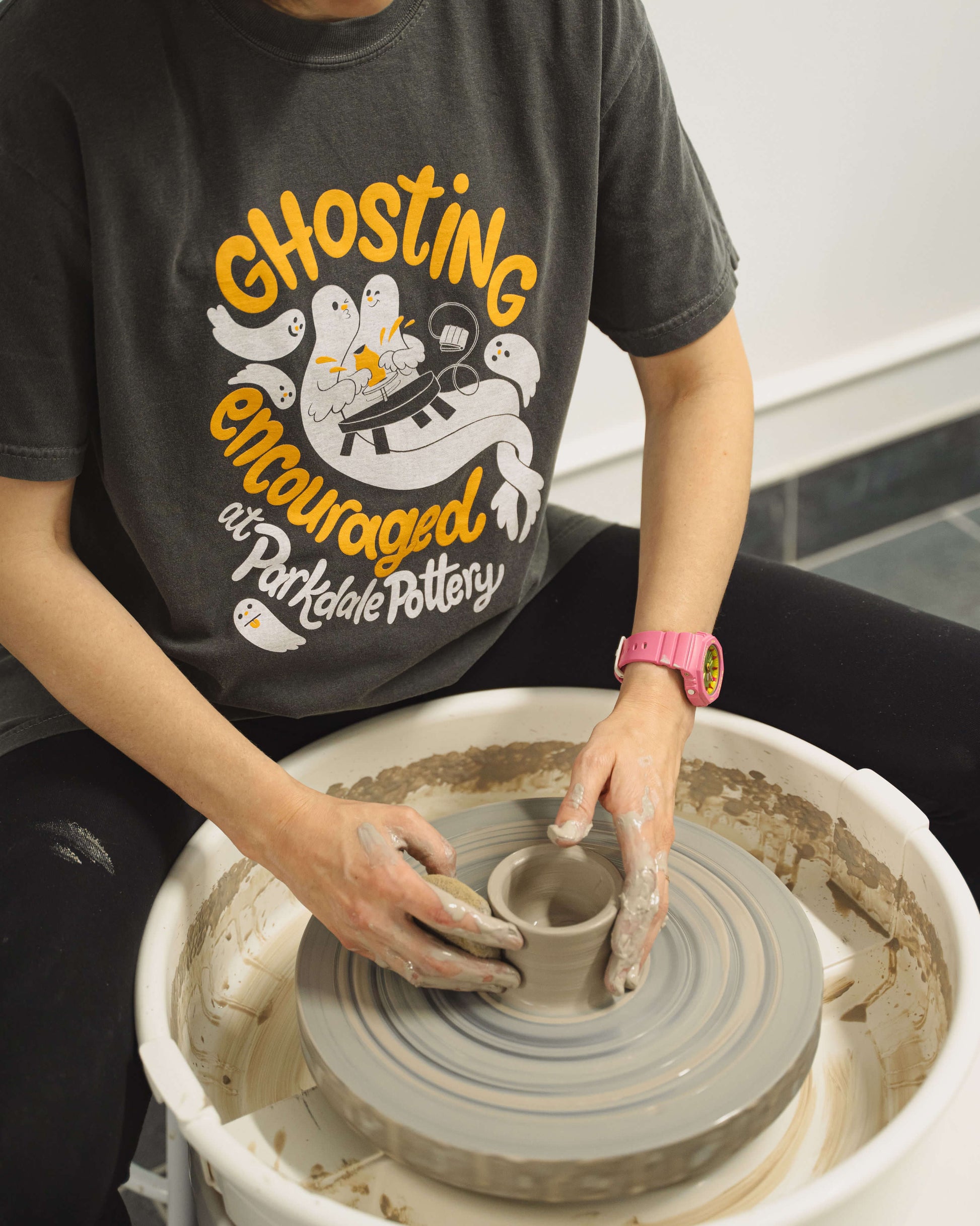 Ghosting Tee - Premium Clothing from Parkdale Pottery Inc. - Just $40! Shop now at Parkdale Pottery Inc.