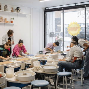 Beginner Wheel Throwing | Tuesday PM | July 8 - 29 | 4 Classes | Queen St. LL - Premium  from Parkdale Pottery Inc. - Just $295! Shop now at Parkdale Pottery Inc.