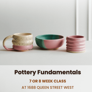 Pottery Fundamentals | 8 weeks