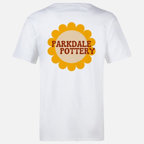 Parkdale Pottery Big Flower Tee Shirt - Premium Clothing from Parkdale Pottery Inc. - Just $50! Shop now at Parkdale Pottery Inc.